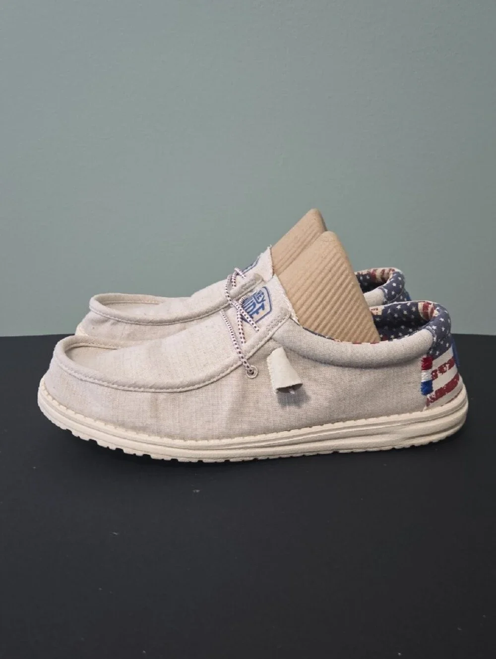Hey Dude Wally Patriotic Slip-On Shoes